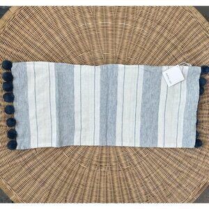 NEW Serena & Lily Luca Pillow Cover (14”x30”)-Washed Indigo Blue